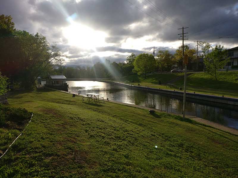 Bobcaygeon lock morning